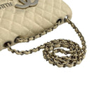 Chanel Cruise Collection Quilted Canvas Shoulder Bag