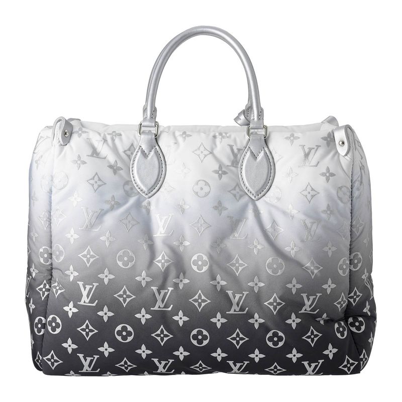 Louis Vuitton Tote Bag On The Go MM Frost Silver — view 2