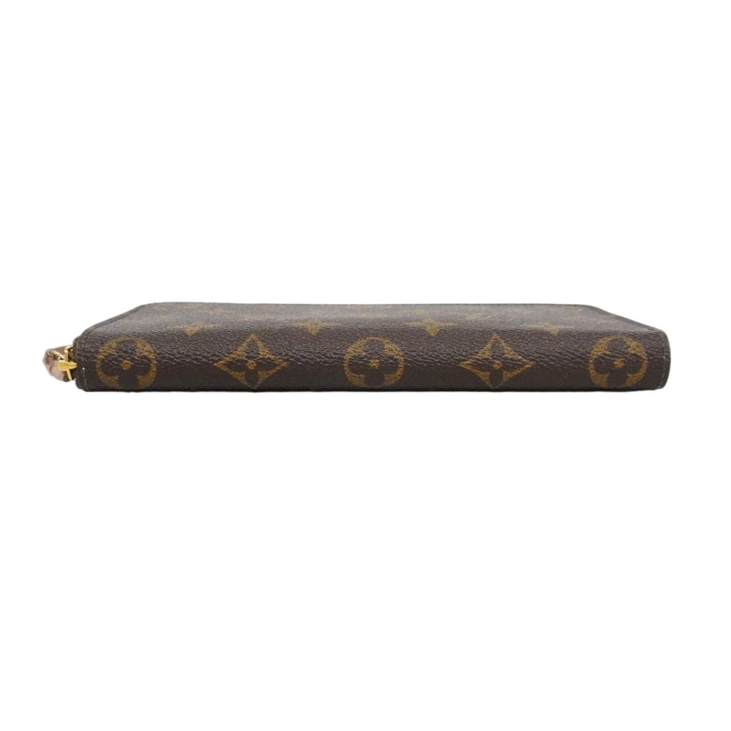 Louis Vuitton Wallet Monogram Portefeuille Clemence Brown Rose Velours — view 2