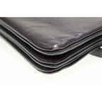 Celine Trio Large Shoulder Bag Pochette Crossbody Leather Pouch Brown Aa — view 4