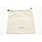 Celine Trio Large Shoulder Bag Pochette Crossbody Leather Pouch Brown Aa — view 8