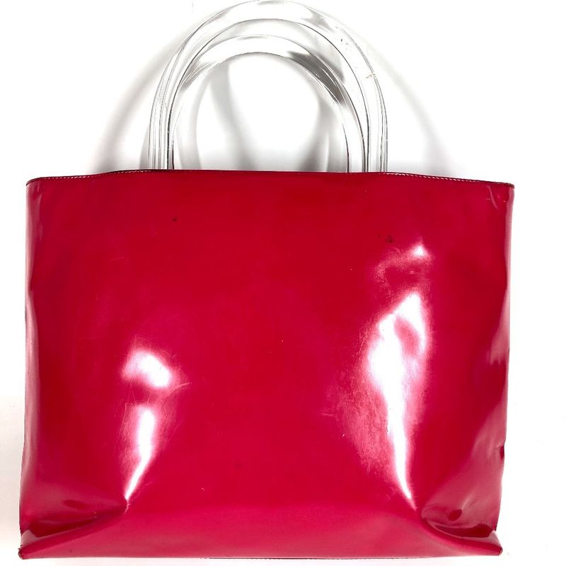 Prada Handbag Triangle Logo Plate Enamel Pink — view 2
