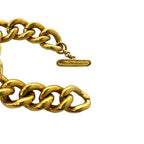 Chanel Coco Mark Motif GP Chain Bracelet Bangle Accessory Gold 94P — view 4