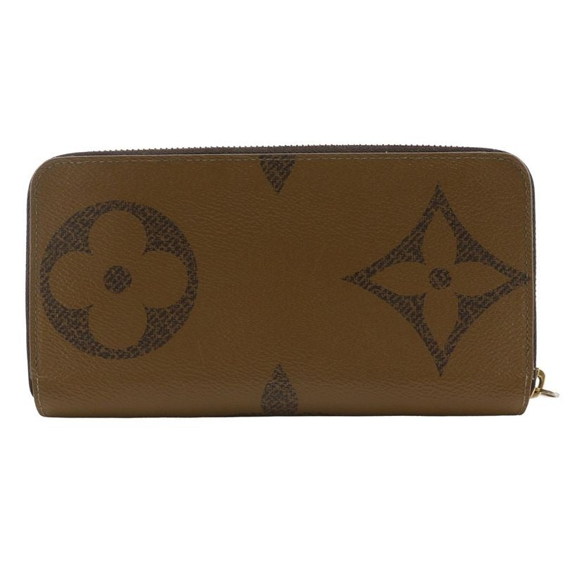 Louis Vuitton Zippy Wallet Monogram Giant Reverse Canvas Brown