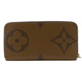 Louis Vuitton Zippy Wallet Monogram Giant Reverse Canvas Brown