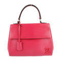 Louis Vuitton Cluny BB Handbag Leather Hot Pink Epi 2-Way Shoulder Bag