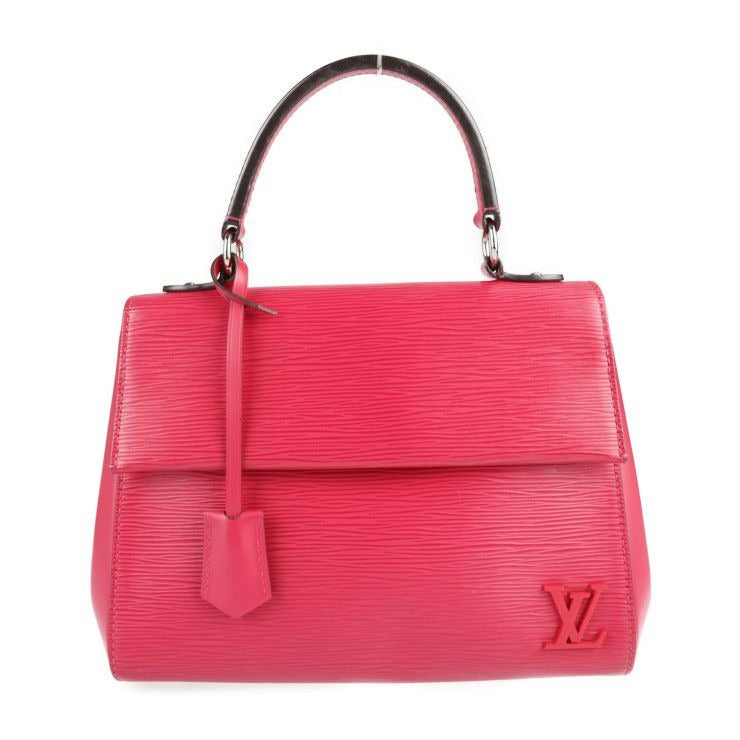 Louis Vuitton Cluny BB Handbag Leather Hot Pink Epi 2-Way Shoulder Bag