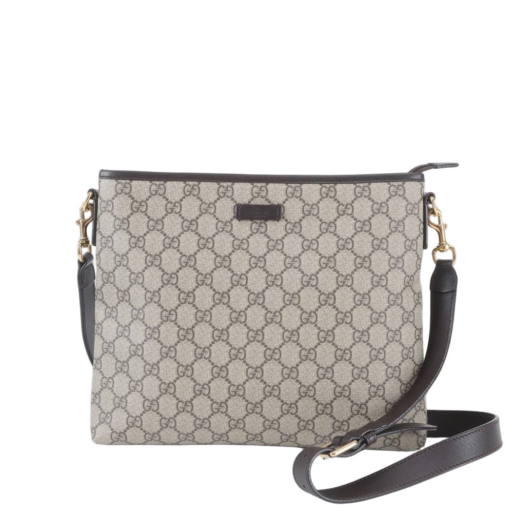 Gucci GG Supreme Leather Shoulder Bag Crossbody Messenger Business Tote