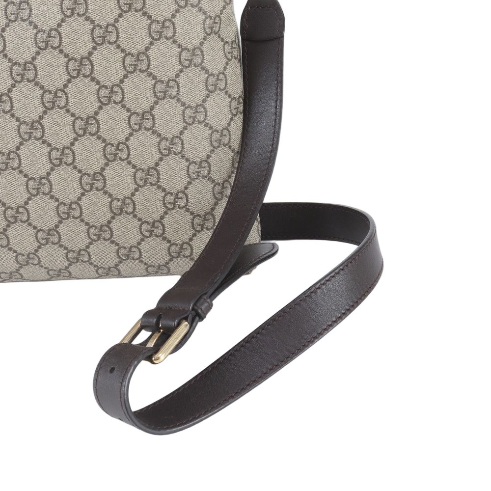 Gucci GG Supreme Leather Shoulder Bag Crossbody Messenger Business Tote — view 2