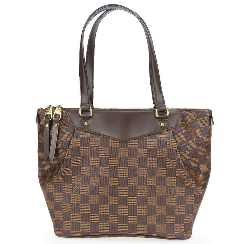 Louis Vuitton Tote Bag Westonminster PM Damier Leather Brown Daily Use