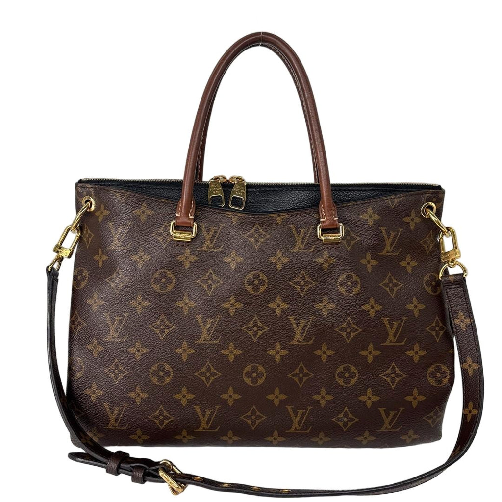 Louis Vuitton Super Pallas MM Handbag Black