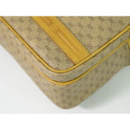 Gucci Vintage Micro GG Shoulder Bag Pochette Brown — view 4