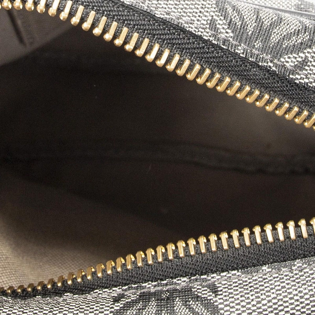 Loewe Zip Messenger Crossbody Black Gray Anagram Canvas — view 9