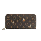 Louis Vuitton Wallet Forest Zippy Horizontal Brown Monogram