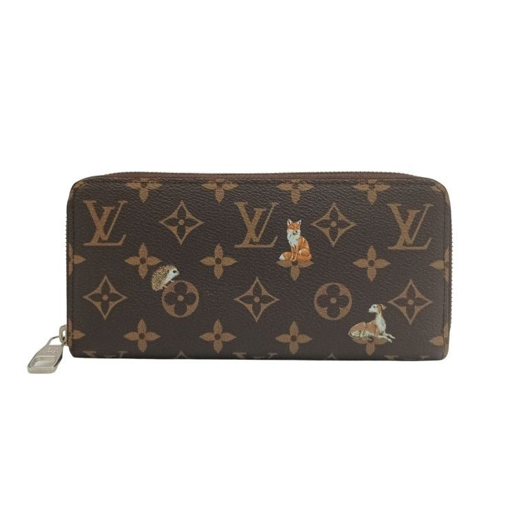 Louis Vuitton Wallet Forest Zippy Horizontal Brown Monogram