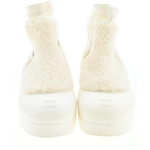 Chanel Boots Ivory — view 5