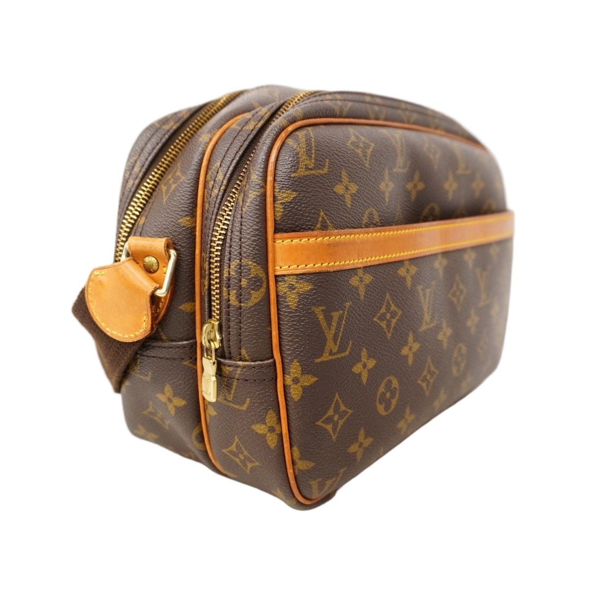 Louis Vuitton Shoulder Bag Monogram Reporter PM Brown — view 2