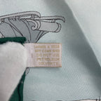 Gucci Scarf Silk Bouquet Ice Skate Holly Green — view 9