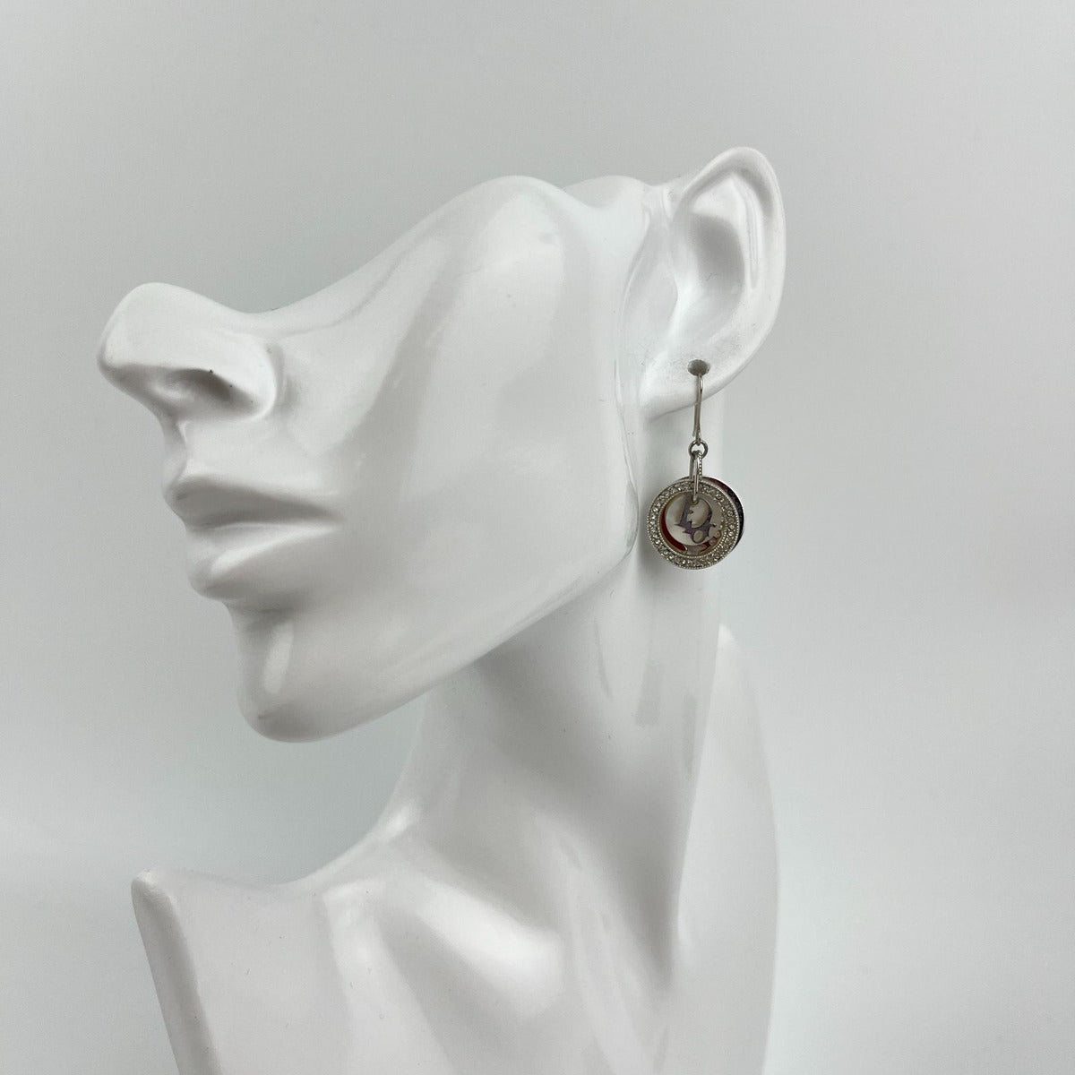 Dior Earrings Silver Vintage — view 2