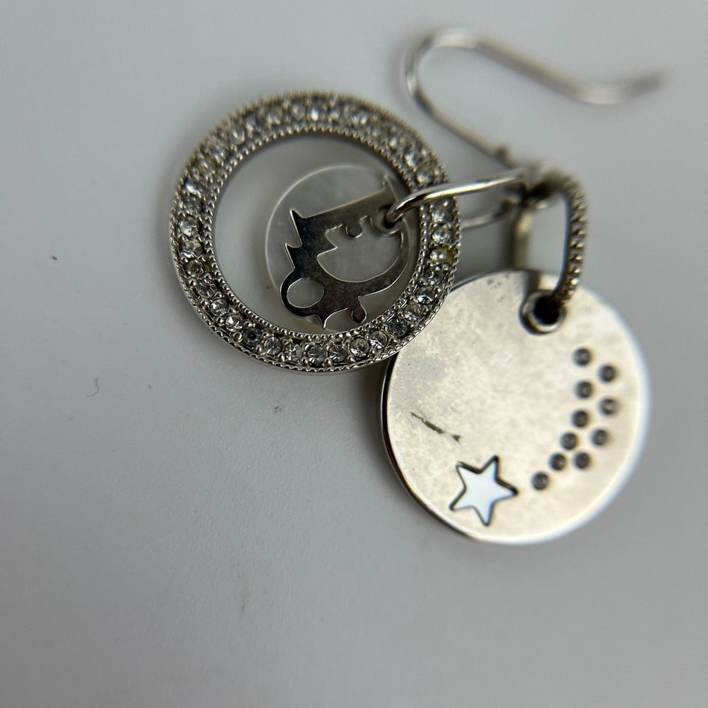 Dior Earrings Silver Vintage — view 6