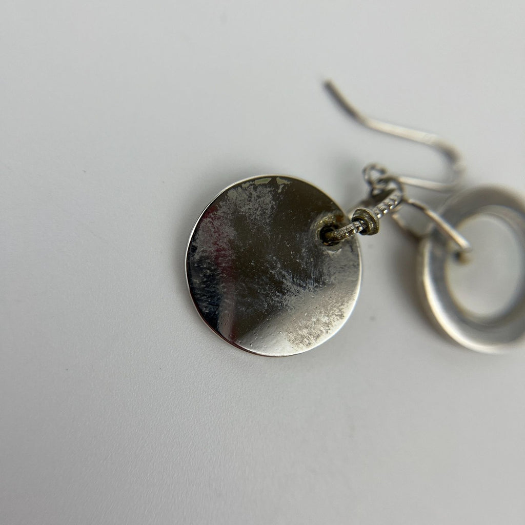 Dior Earrings Silver Vintage — view 7
