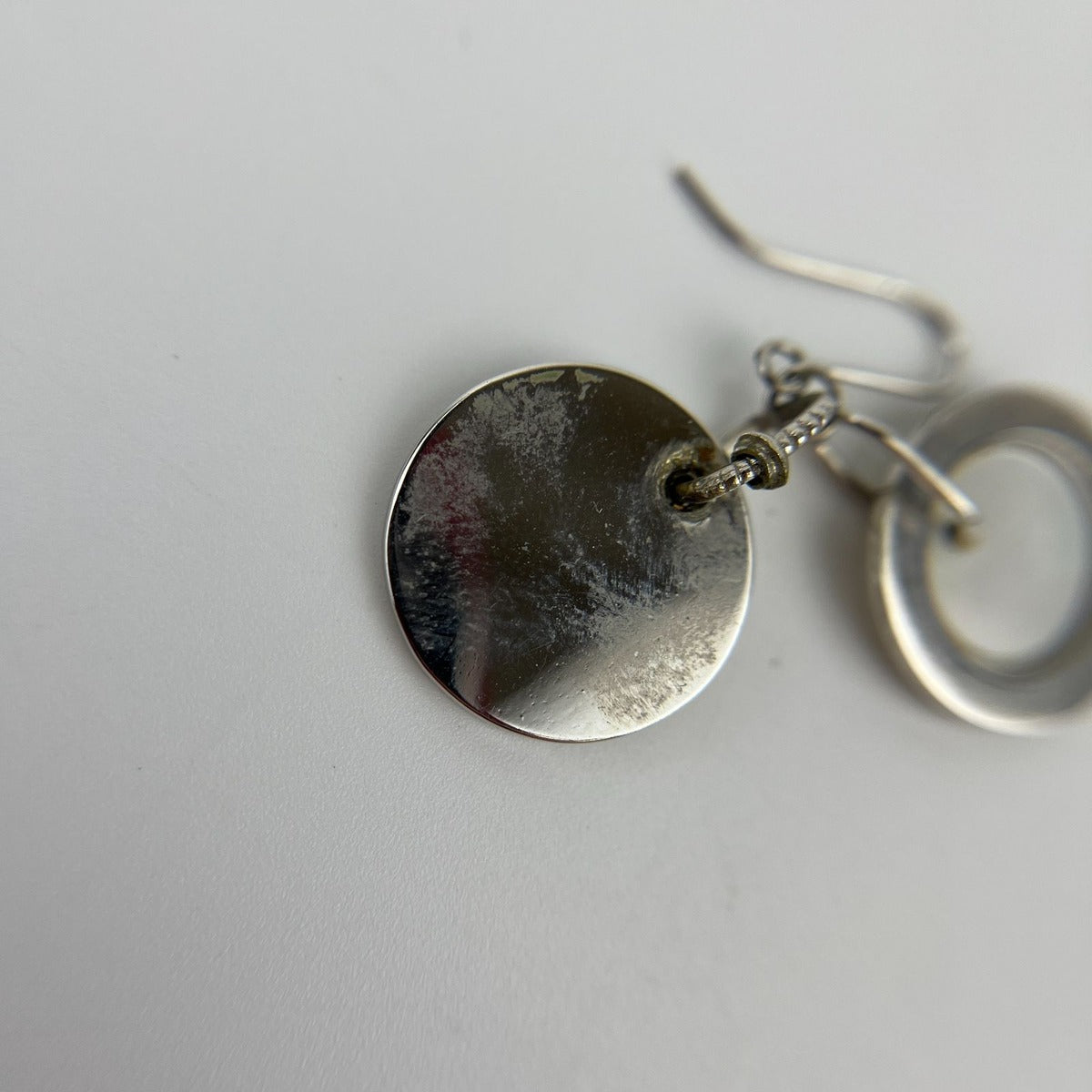 Dior Earrings Silver Vintage — view 7