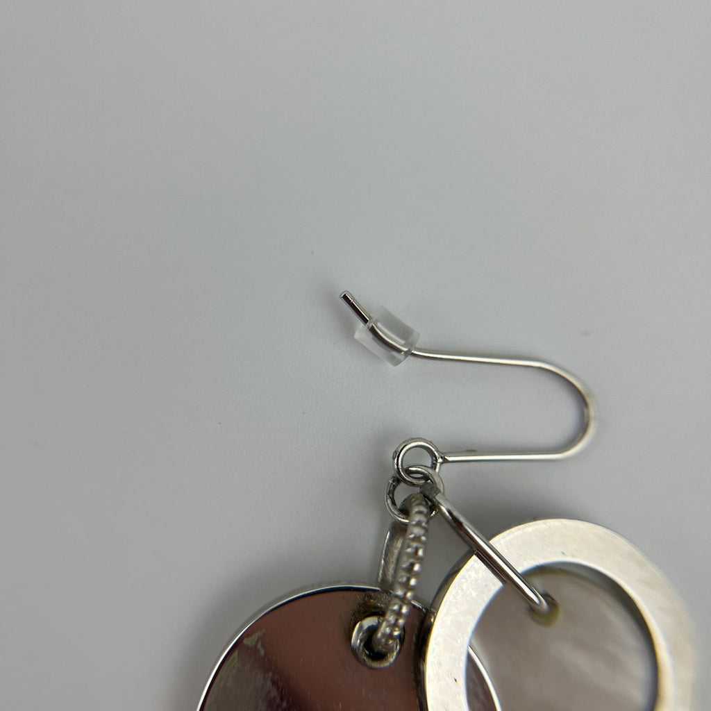 Dior Earrings Silver Vintage — view 9
