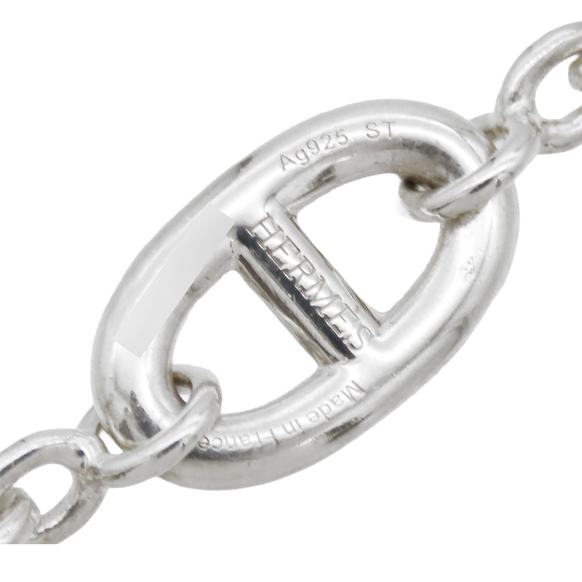 Hermes Chaine D'ancre Farandole Silver ST Bracelet — view 4