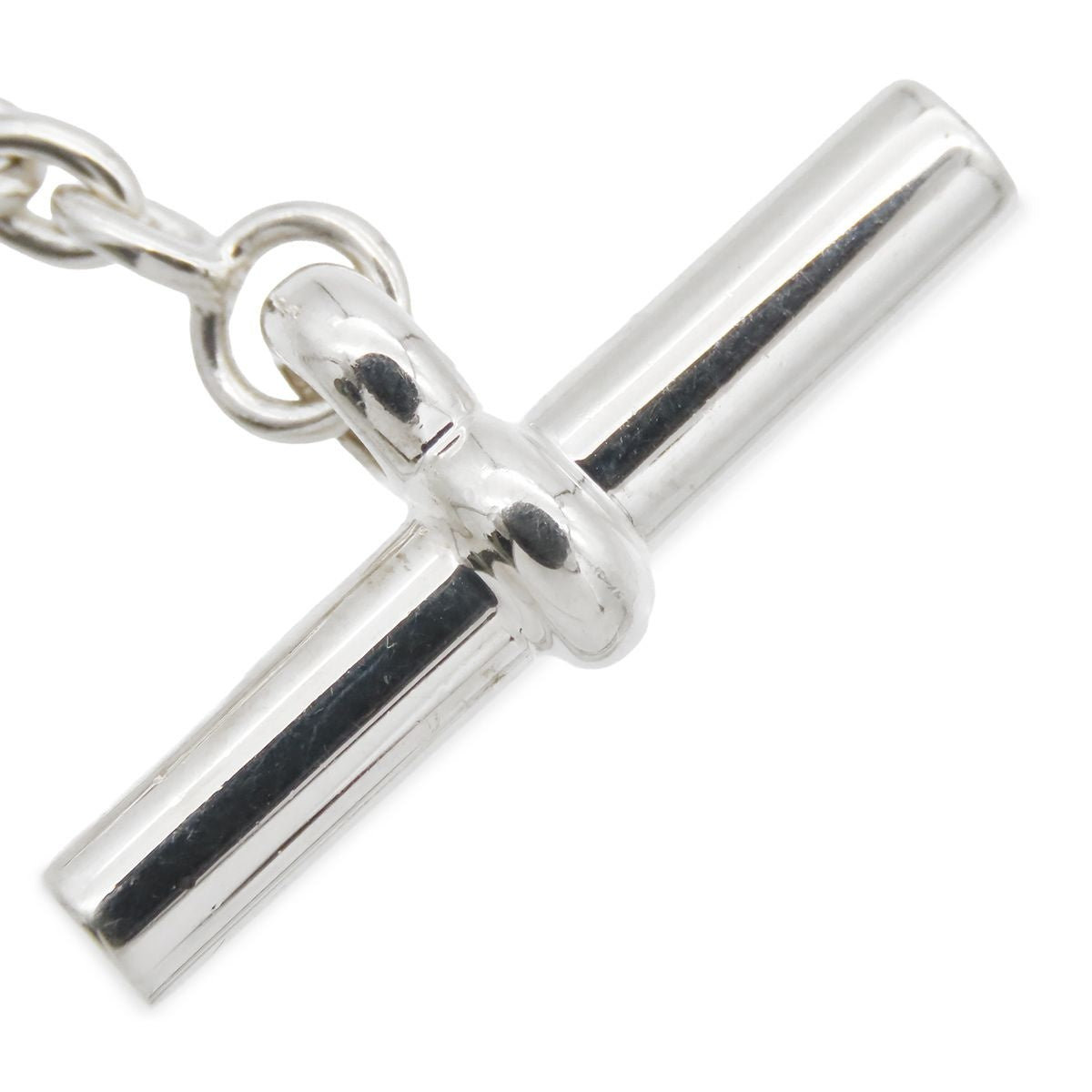 Hermes Chaine D'ancre Farandole Silver ST Bracelet — view 7