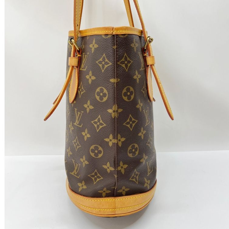 Louis Vuitton Monogram Petit Baguette Tote Bag Brown — view 3
