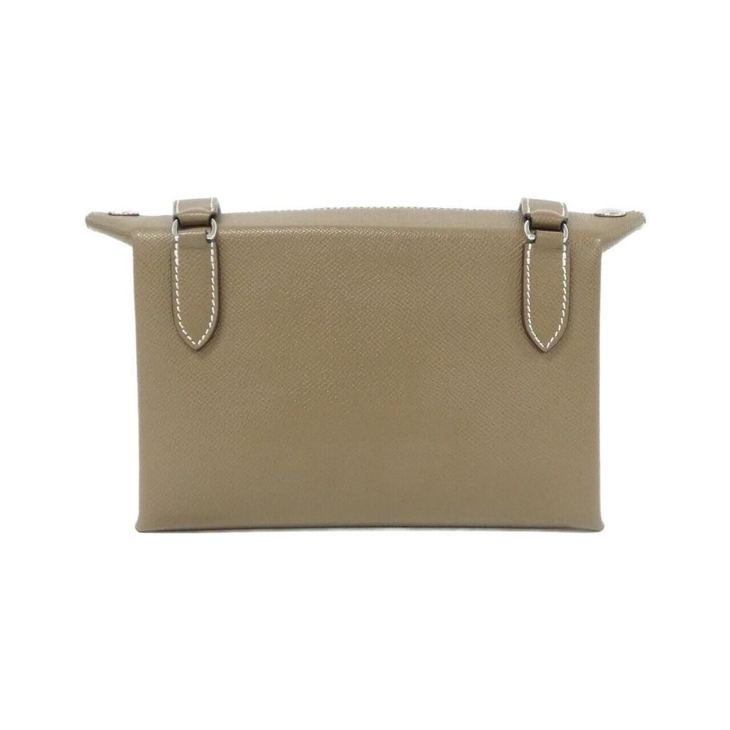 Hermes Vidopoche Shoulder Bag Etoupe — view 2