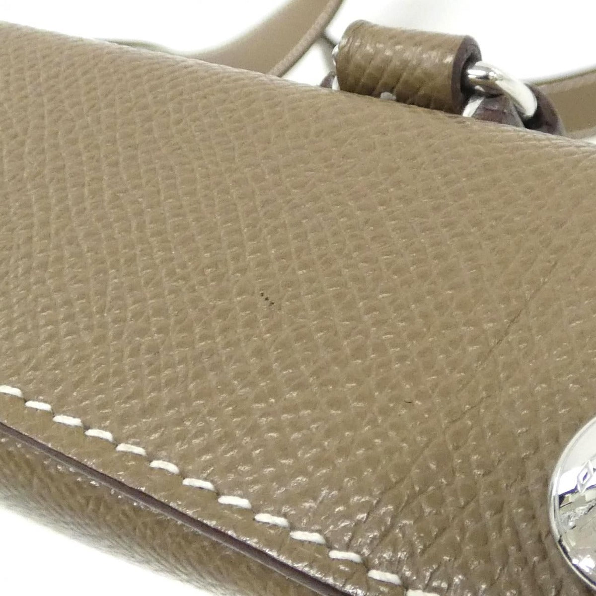 Hermes Vidopoche Shoulder Bag Etoupe — view 5