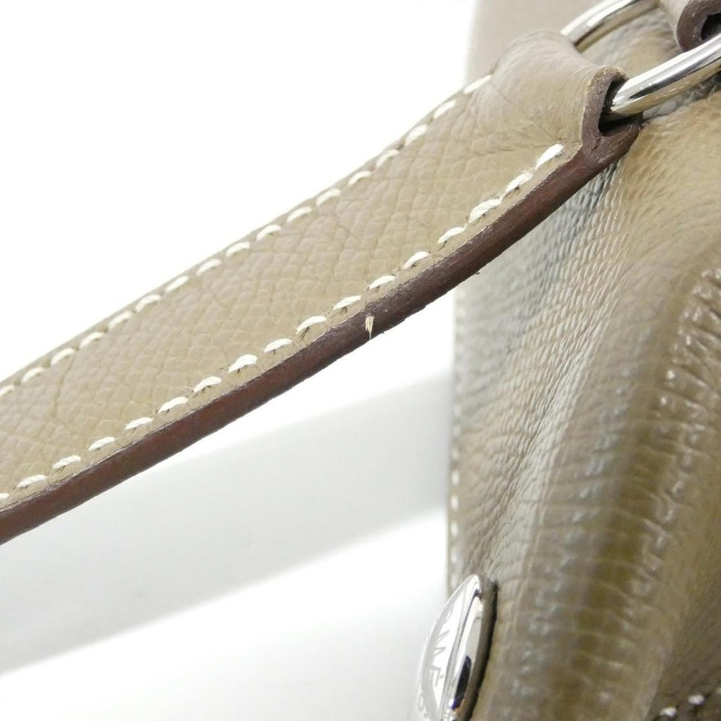 Hermes Vidopoche Shoulder Bag Etoupe — view 8