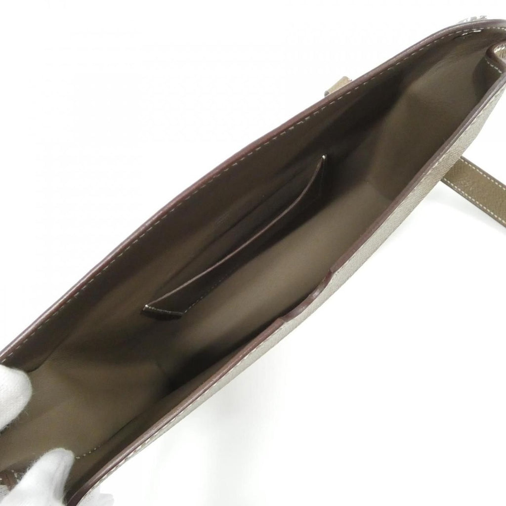 Hermes Vidopoche Shoulder Bag Etoupe — view 9