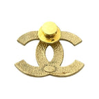 Chanel Brooch Pin Badge Accessories Coco Mark GP Rhinestone Gold 08 — view 6