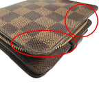 Louis Vuitton Damier Wallet With Zipped Pocket For Cards Compact — view 7