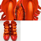 Louis Vuitton High-Cut Sneakers Orange 9 — view 8
