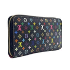 Louis Vuitton Zippy Wallet Monogram Multicolor Noir Grenade Black Round Gold — view 2