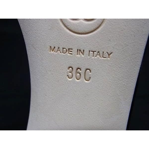 Chanel CC Logo Camellia Leather Heel Sandals 36 Shoes Black — view 5
