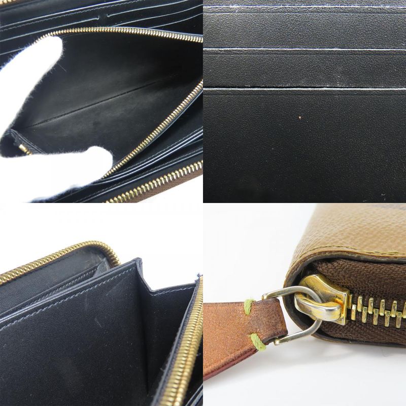 Louis Vuitton Long Wallet Zippy Monogram Reverse Brown Goldhardwar — view 8