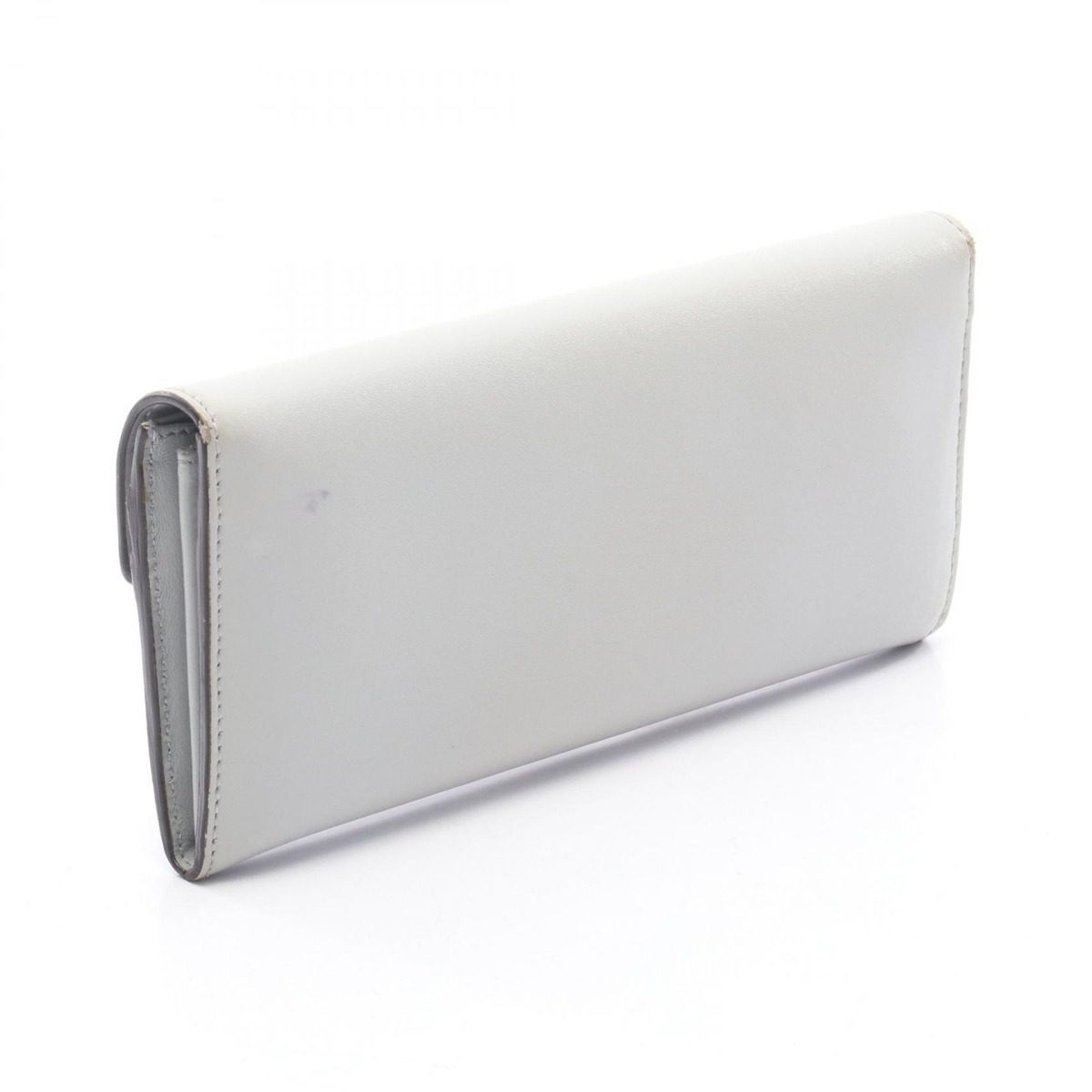Fendi Bifold Wallet Is Gray Leather Is Zip — view 2