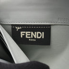 Fendi Bifold Wallet Is Gray Leather Is Zip — view 4