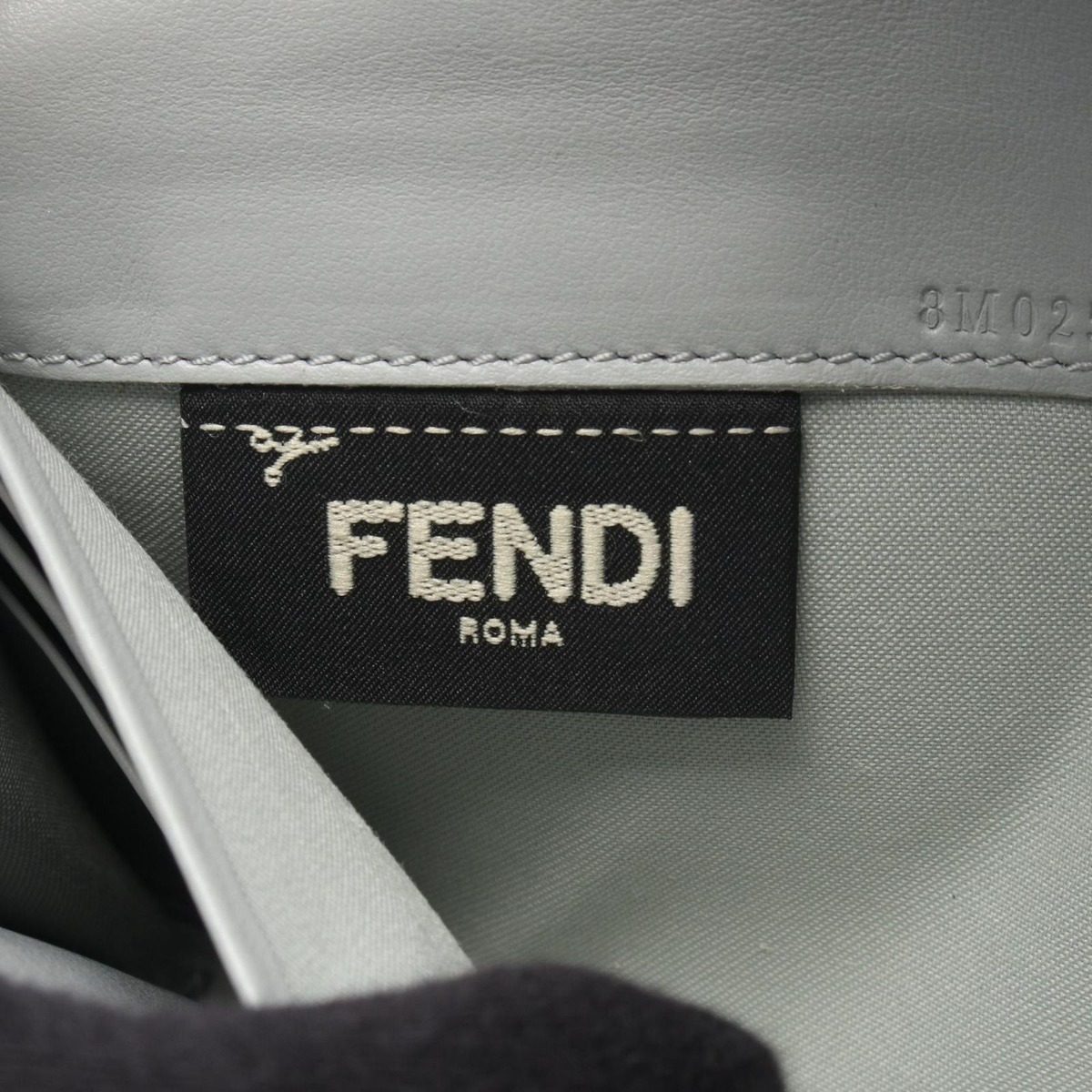 Fendi Bifold Wallet Is Gray Leather Is Zip — view 4