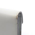 Fendi Bifold Wallet Is Gray Leather Is Zip — view 6