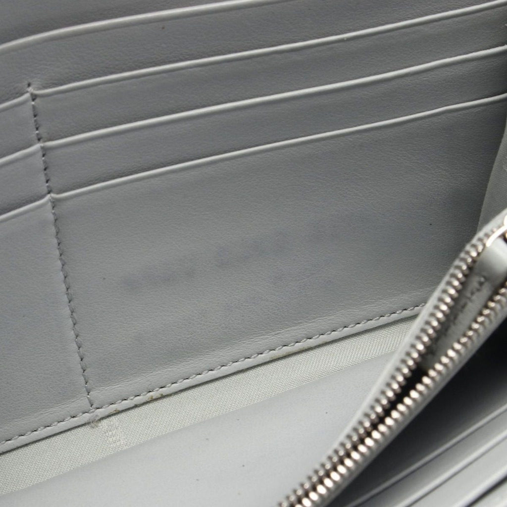 Fendi Bifold Wallet Is Gray Leather Is Zip — view 7
