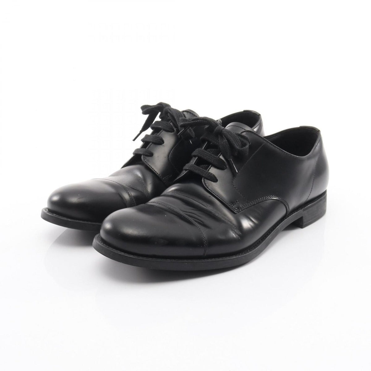 Prada Dress Shoes Leather Black