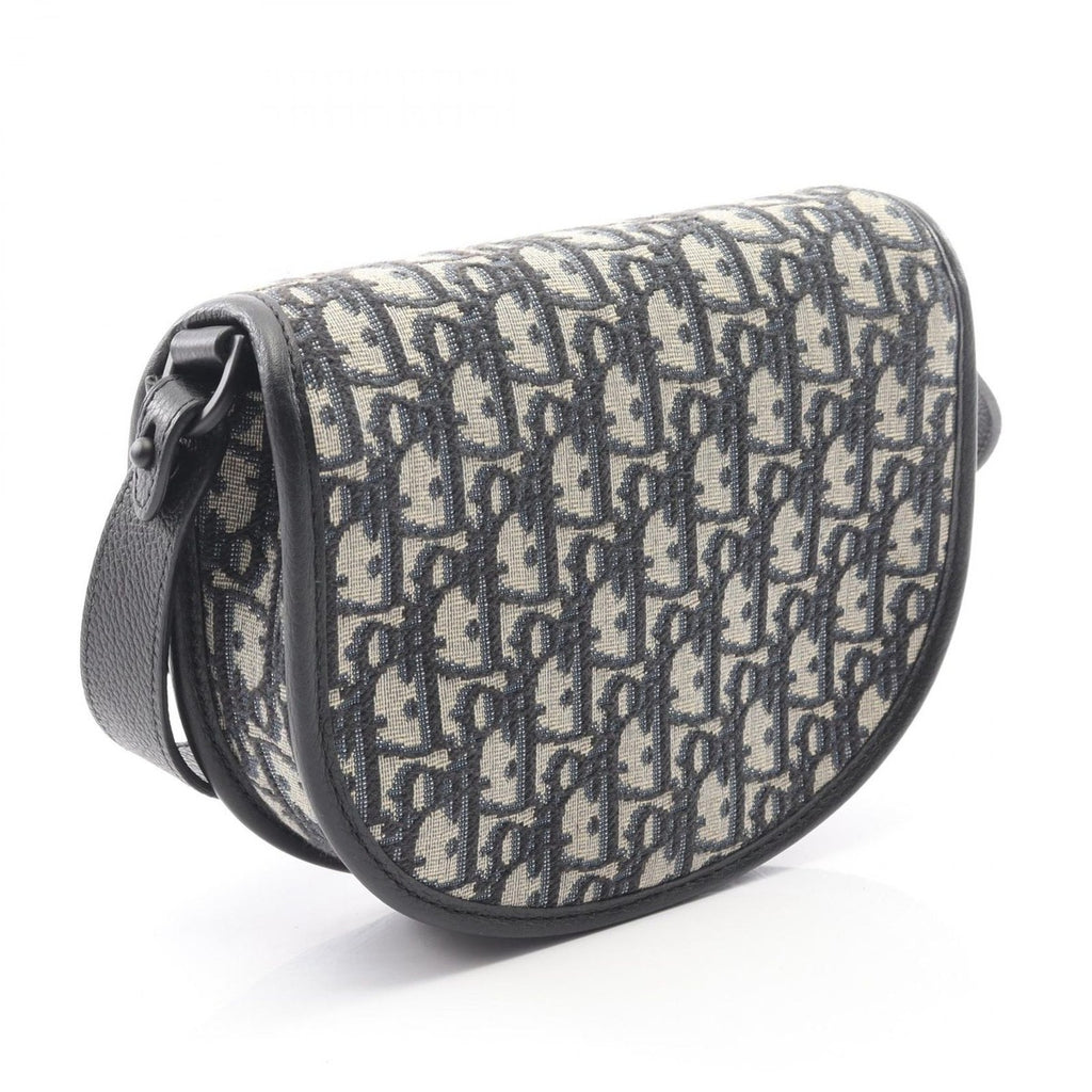 Dior Shoulder Bag Gallop Navy Canvas Leather Beige Navy. Black — view 2