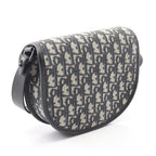 Dior Shoulder Bag Gallop Navy Canvas Leather Beige Navy. Black — view 2