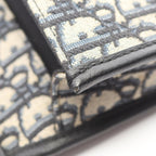 Dior Shoulder Bag Gallop Navy Canvas Leather Beige Navy. Black — view 6