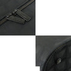 Chanel New Travel Line Boston Bag Black Nylon Leather — view 6